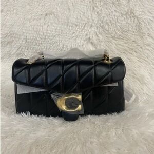 Coach Black Pillow Quilted Leather Tabby 26 Shoulder Bag